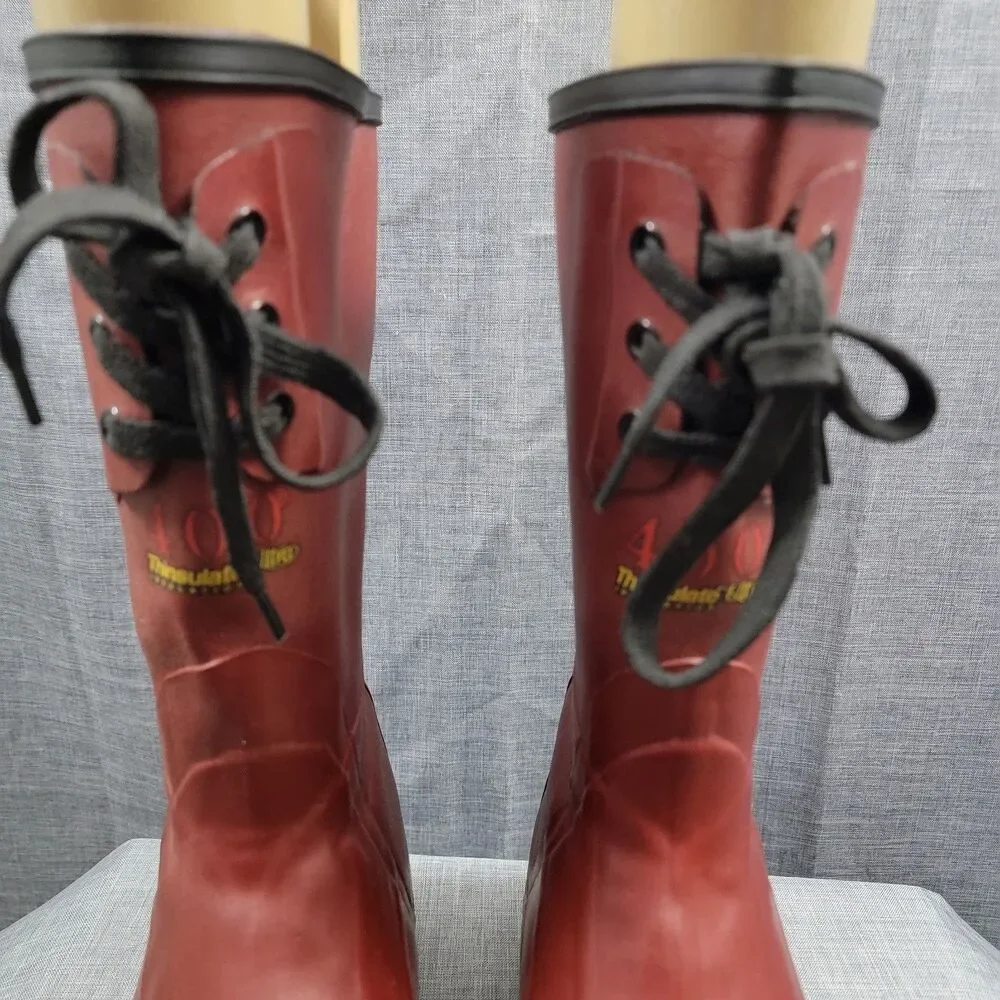 Red Wing Worx Overshoes Waterproof Steel Toe Boots 400 Thinsulate Ultra Men's 6